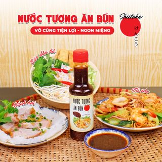 Nước Tương Pha Sẵn Tỏi Ớt Shiitake 270g Ăn Bún Rất Ngon - Nguyên Liệu Tươi Thơm Ngon Đặc Biệt