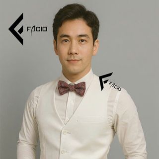 Áo gilê nam cổ tim 4 nút Facio Shop Z10 vải sec cao cấp giá sỉ