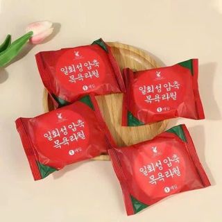 KHĂN TẮM VIÊN NÉN DU LỊCH HÀN QUỐC, BAO ĐỎ (70X140CM) DÙNG MỘT LẦN