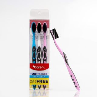Sỉ - Set bộ ba bàn chải đánh răng Care4u sạch sâu