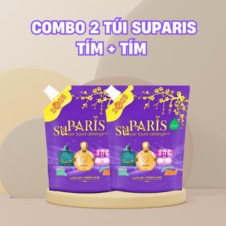 Thùng 2 Túi Nước Giặt Xả Paris 7.2Kg – Hương Nước Hoa Cao Cấp, Tiết Kiệm và Làm Sạch Sâu