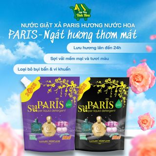 Thùng Nước Giặt Xả Paris 7.2Kg – Hương Nước Hoa Cao Cấp, Tiết Kiệm và Làm Sạch Sâu