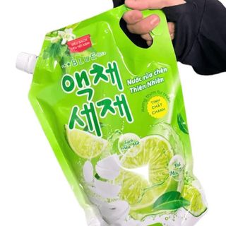 Nước Rửa Chén Thiên Nhiên BLUE Tinh Chất Chanh – Sạch Dầu Mỡ, Khử Mùi Tanh