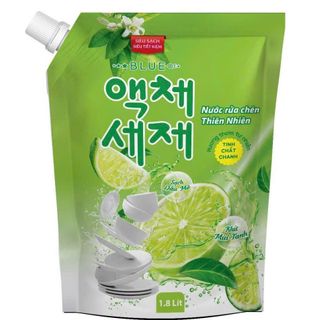 Nước Rửa Chén Thiên Nhiên BLUE Tinh Chất Chanh – Sạch Dầu Mỡ, Khử Mùi Tanh