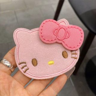 DÁN TÓC KITTY NƠ ĐỎ HỒNG