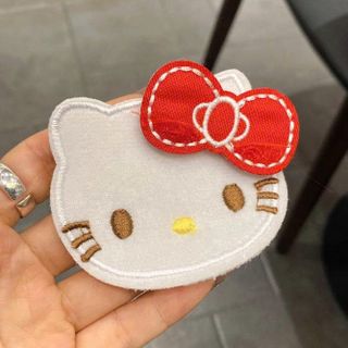 DÁN TÓC KITTY NƠ ĐỎ HỒNG