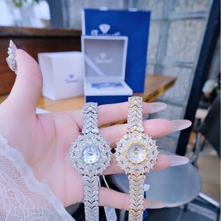 ĐỒNG HỒ NỮ CHÍNH NGẠCH FUNMEI F2072 ĐÍNH ĐÁ SWAROSKI FULLBOX HOÁ ĐƠN