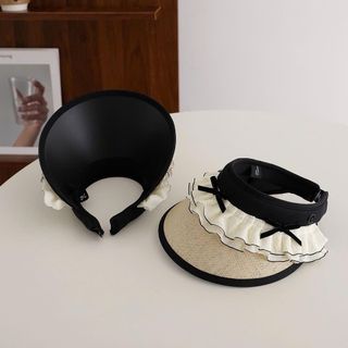 Mũ cói viền bèo