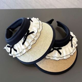 Mũ cói viền bèo