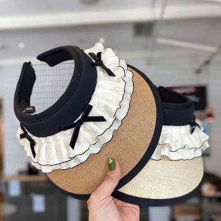 Mũ cói viền bèo