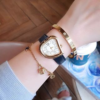ĐỒNG HỒ NỮ CAO CẤP YXL DÂY DA NHIỀU MÀU MẶT TRÁI TIM KÈM TRANG SỨC FULLBOX HÃNG