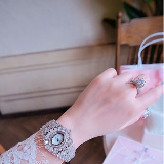 ĐỒNG HỒ NỮ CHÍNH HÃNG BRIDE TALK VƯƠNG MIỆN ĐÍNH ĐÁ CZ FULLBOX