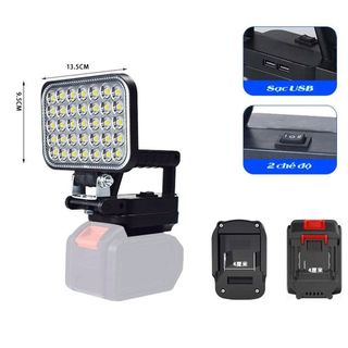 ĐÈN PIN LED 35 BÓNG DÙNG PIN MÁY KHOAN