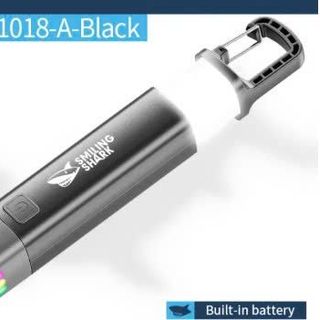 Đèn Pin Cá Mập Cười Kính Thiên Văn Zoom Dạ Quang SD-1018-S