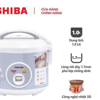NỒI CƠM ĐIỆN NẮP GÀI TOSHIBA 1 Lít RC-10JFM(H)VN (T6)