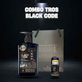 TROS – Combo Sữa Tắm Nam + Lăn Khử Mùi Chính Hãng Thái Lan, Diệt Khuẩn Khử Mùi, Hương Nước Hoa Mạnh Mẽ