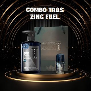 TROS – Combo Sữa Tắm Nam + Lăn Khử Mùi Chính Hãng Thái Lan, Diệt Khuẩn Khử Mùi, Hương Nước Hoa Mạnh Mẽ