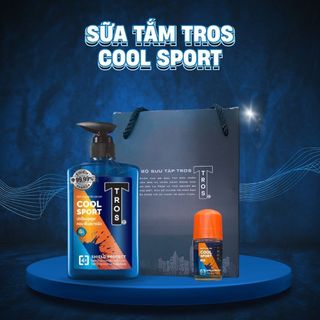 TROS – Combo Sữa Tắm Nam + Lăn Khử Mùi Chính Hãng Thái Lan, Diệt Khuẩn Khử Mùi, Hương Nước Hoa Mạnh Mẽ