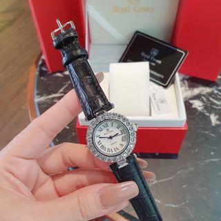 SĂN SALE ĐẦU NĂM ĐỒNG HỒ NỮ THỜI TRANG RODAL DÂY DA VIỀN ĐÁ MINI