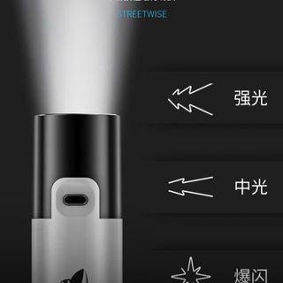 Đèn Pin Led Mini Smiling Shark Sd1006 Ánh Sáng Mạnh Sạc Usb Tiện Lợi Khi Du Lịch Ngoài Trời