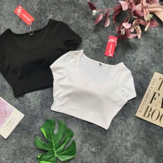 Áo croptop  2 lớp thể thao