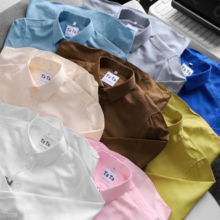 Sơ mi tay dài nam. Chất cotton Lụa , thoáng thấm hút ok . Chất co giãn nhẹ, chống nhăn tuyệt đối.