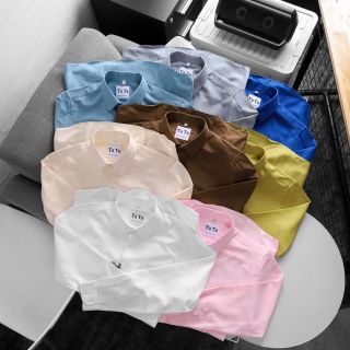 Sơ mi tay dài nam. Chất cotton Lụa , thoáng thấm hút ok . Chất co giãn nhẹ, chống nhăn tuyệt đối.