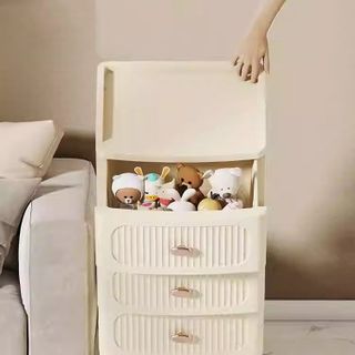 Kệ để đồ gia dụng Nubie, tủ đầu giường nhiều tầng xe đẩy spa có bánh xe di chuyển tiện lợi có kèm hộp đựng đồ