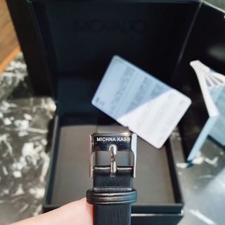 SĂN SALE ĐẦU NĂM ĐỒNG HỒ NỮ NỘI ĐỊA TRUNG MICHNA KASS DÂY DA MẶT VIỀN HỘT