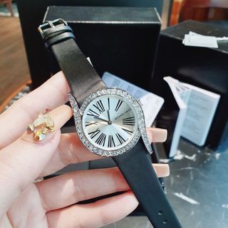 SĂN SALE ĐẦU NĂM ĐỒNG HỒ NỮ NỘI ĐỊA TRUNG MICHNA KASS DÂY DA MẶT VIỀN HỘT