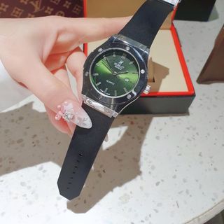 SĂN SALE ĐẦU NĂM ĐỒNG HỒ NAM THỜI TRANG HULOT NIỀNG TRƠN DÂY CAO SU