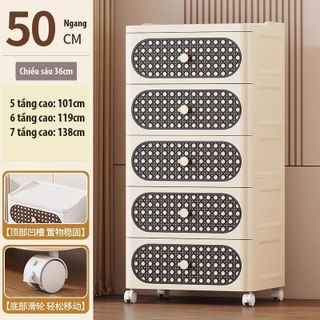 Tủ Đầu Giường Nhiều Tầng Nubie Có Bánh Xe,Tủ Đựng Đồ Lót, Tủ Đựng Đồ Đa Năng Phong Cách Cổ Điển