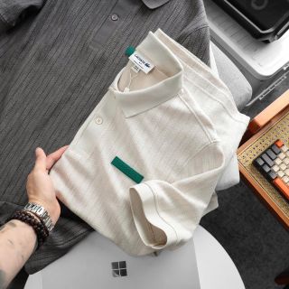 POLO NAM. Chất liệu vải hãng xịn, sợi vải mịn mướt vừa, mặc lên fom dáng đứng rất đẹp, mẫu logo cao su đính.