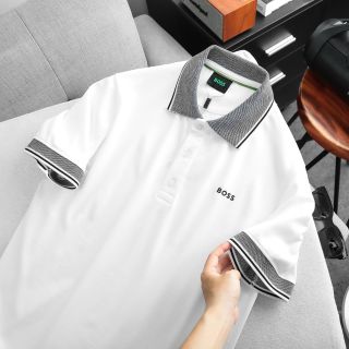 Mẫu áo  phối cổ & tay hoạ tiết nhẹ nhàng tinh tế.  Chất vải cotton cá sấu 2c mềm mịn, logo in cao