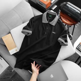 Mẫu áo  phối cổ & tay hoạ tiết nhẹ nhàng tinh tế.  Chất vải cotton cá sấu 2c mềm mịn, logo in cao