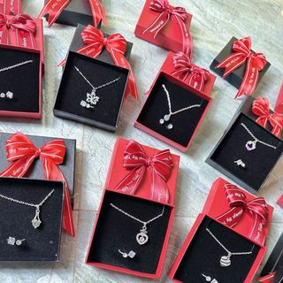 Set quà tặng , Set phụ kiện dây chuyền + nhẫn kèm hôp