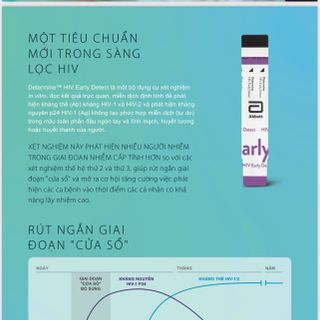 Túi 100 Test Phát Hiện sớm  HIV Ag/Ab - Nhập Khẩu Nhật Bản (HSD 2027)