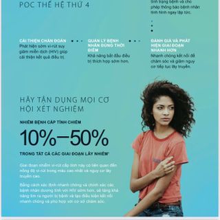 Túi 100 Test Phát Hiện sớm  HIV Ag/Ab - Nhập Khẩu Nhật Bản (HSD 2027)