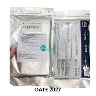 Túi 100 Test Phát Hiện sớm  HIV Ag/Ab - Nhập Khẩu Nhật Bản (HSD 2027)