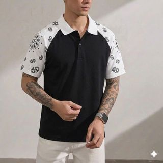 Áo thun nam. Chất 100% cotton 4c xịn , bo dệt.