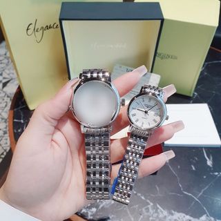 SĂN SALE ĐẦU NĂM ĐỒNG HỒ NỮ TRUNG CẤP LONGIN MẶT TRÒN KHOÁ BƯỚM