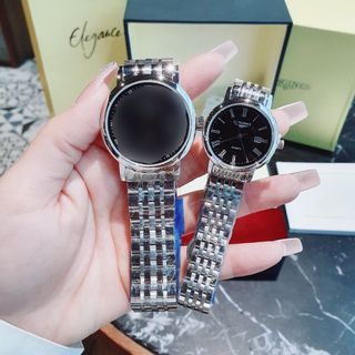 SĂN SALE ĐẦU NĂM ĐỒNG HỒ NỮ TRUNG CẤP LONGIN MẶT TRÒN KHOÁ BƯỚM