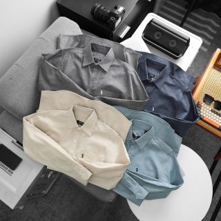 Sơ Mi tay dài nghựa nam. Vải oxf sang trọng.