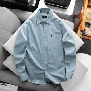 Sơ Mi tay dài nghựa nam. Vải oxf sang trọng.