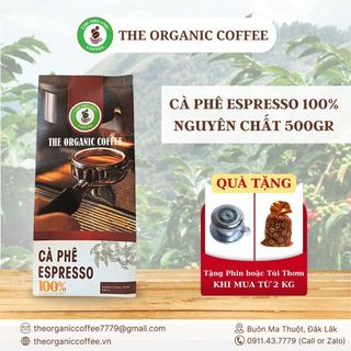 *Cà Phê Espresso 100% Robusta Nguyên Chất - Hương Vị Đậm Đà*