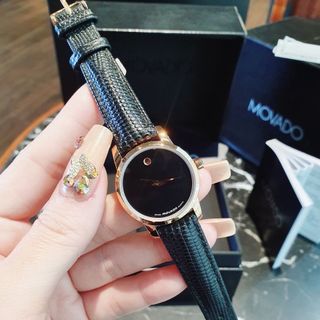 SĂN SALE ĐẦU NĂM ĐỒNG HỒ NAM NỮ MOVODA DÂY DA MÁY THỤY RONDA