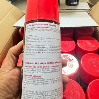 TẨY BĂNG KEO NHỰA ĐƯỜNG NHẬP KHẨU KOREA