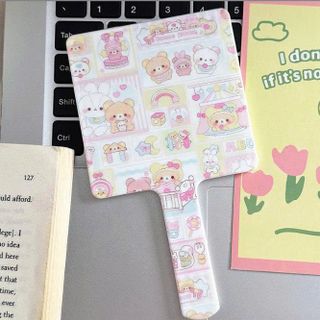 GƯƠNG GẤU NÂU CẦM TAY