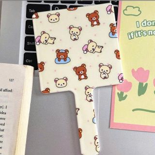 GƯƠNG GẤU NÂU CẦM TAY