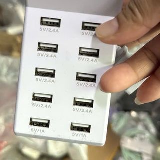 Bộ sạc USB đa cổng, Sạc 12W, 5V 0.5-2.4A,,